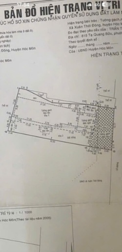 Mặt tiền trần văn mười – quỹ đất lớn 657m² – 560m² thổ cư – giá tốt 30 tỷ