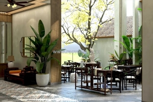 Mẫu thiết kế nhà hàng phong cách indochine - xu hướng được quan tâm năm 2026