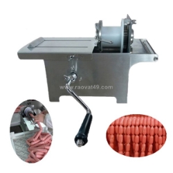 Máy buộc chỉ xúc xích quay tay - tiết kiệm chi phí