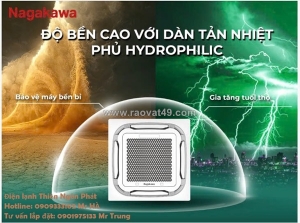 Máy lạnh âm trần nagakawa nit-c36r2u35được trang bị công nghệ inverter