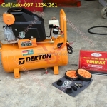 Máy nén khí thương hiệu lớn dekton 5hp 50l dk50lt không dầu giá rẻ