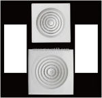 Miệng gió vuông 104a