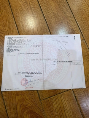 Mình cần bán lô đất đá bạc - châu đức đường nhựa  5x23 có 100 thổ cư