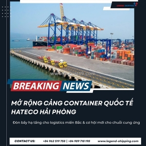 Mở rộng cảng container quốc tế hateco hải phòng