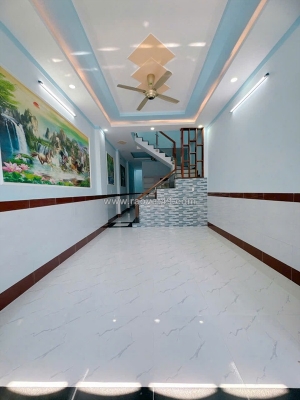 Nhà 1 trệt 1 lầu – gần dự án đông bình dương – đường xe tải, nhà mới tinh