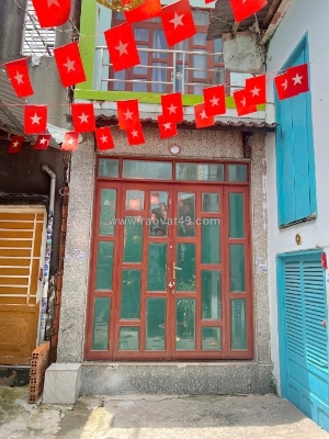 Nhà 3 tầng (4.1x14m nh 8.6m) hẻm thông đường nguyễn văn luông p9q6. giá 5.5 tỷ