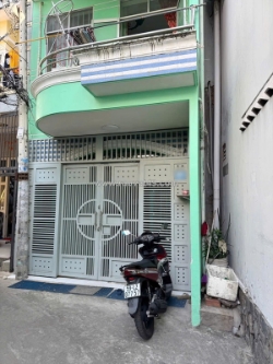 Nhà 4 tầng hẻm thông đường lưu hữu phước p15q8. giá: 3.8 tỷ