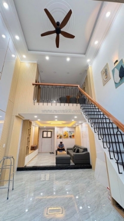 Nhà 4 tầng mới – full nội thất - huỳnh thị hai - chỉ hơn 5 tỷ