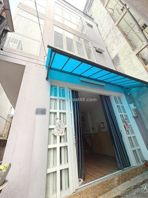 Nhà 4 tầng mới nở hậu hẻm 388 hưng phú p.chánh hưng. giá 4,98 tỷ bớt lộc