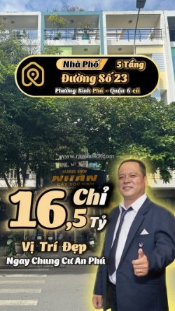 💎nhà 5 tầng – mặt tiền đường 23 – ngay chung cư an phú – giá 16,5 tỷ -