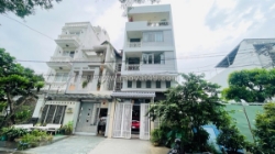 Nhà 5 tầng mt đường 25m vị trí vip khu bên sông hiệp bình chánh full nội thất