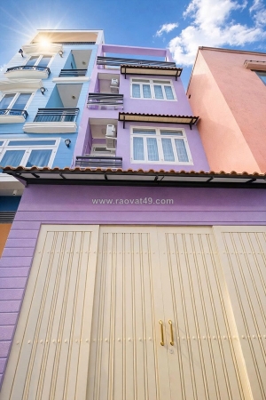 Nhà bán bùi thị xuân, tân bình, gần kè trường sa, 4 tầng, 5 phòng