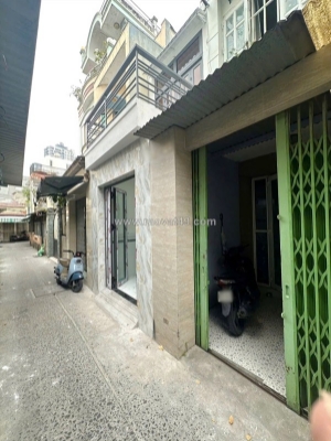 Nhà bán hẻm thông 277 đường bình đông p14 q8. giá 3,38 tỷ tl