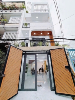 Nhà đẹp 4 tầng,hẻm xe hơi,nguyễn thị thập, tân thuận, quận 7, nhỉn 12