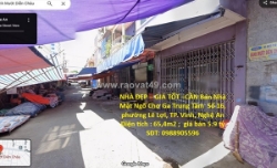 Nhà đẹp – giá tốt –cần bán nhà mặt ngõ chợ ga trung tâm số 16, phường lê lợi,
