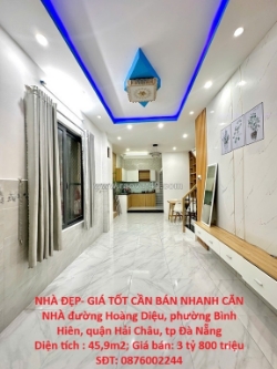 Nhà đẹp- giá tốt cần bán nhanh căn nhà vị trí trung tâm quận hải châu, tp đà