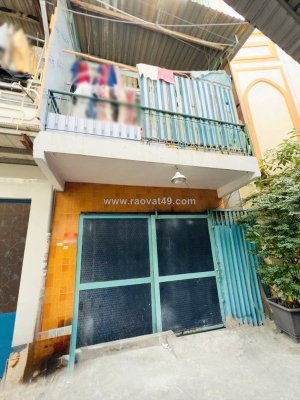 Nhà hẻm 157 dương bá trạc cách mặt tiền đường lớn chỉ 100m