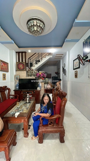 Nhà hẽm 8m tân kỳ tân quý cần bán, diện tích 52.7m2 1 trệt 3 lầu, 3pn, 3wc giàm