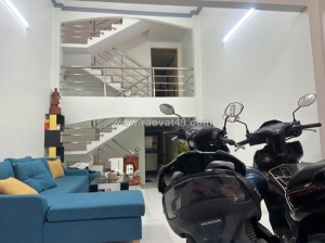 Nhà hẻm 9m 3.5x11m lửng+lầu bùi minh trực p6q8