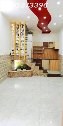 Nhà nở hậu - hẻm ba gác cách 3 căn ra mặt tiền phan văn năm quận tân phú - đang