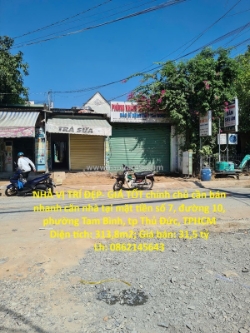 Nhà vị trí đẹp- giá tốt chính chủ cần bán nhanh căn nhà tại tp thủ đức, tphcm