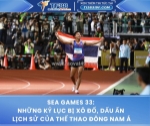 Những kỷ lục bị xô đổ, dấu ấn lịch sử của thể thao đông nam á