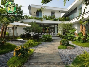 Những lưu ý chăm sóc sân vườn mini đúng cách