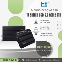 Ổ cứng samsung ssd t7 shield 2tb (mu-pe2t0s/ww)
