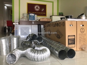 Ống gió bạc cho nhiều công trình - hùng vương