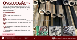 Ống lục giác – giải pháp vật liệu chính xác cho cơ khí & chế tạo