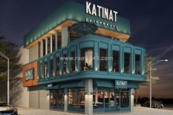 Phong cách katinat trong thiết kế quán cafe?