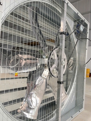 Quạt hút công nghiệp vuông trục đẩy hiệu suất cao