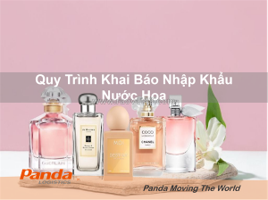 Quy trình khai báo nhập khẩu nước hoa