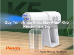 Quy trình nhập khẩu máy phun khử khuẩn cầm tay