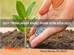 Quy trình nhập khẩu phân bón hóa học