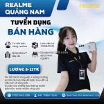 Realme tuyển nv tư vấn bán hàng - đi làm ngay