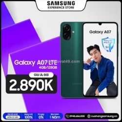 Samsung galaxy a07 128gb trả góp 0 lãi