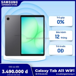 Samsung galaxy tab a11 trả góp 0 lãi