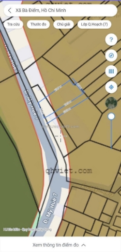 Siêu hot – bán đất mặt tiền ấp mỹ huề 7 – trung chánh, hóc môn – giá chỉ 5.95