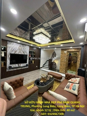 Sở hữu ngay nhà đẹp phố đàm quang trung, phường long biên, long biên, tp hà nội