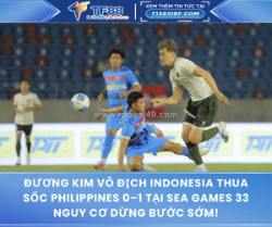 Sốc đương kim vô địch indonesia thua sốc philippines 0–1