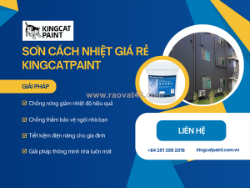 Sơn cách nhiệt giá rẻ kingcatpaint – giải pháp chống nóng tối ưu cho mọi công trình