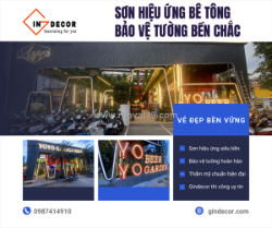 Sơn hiệu ứng bê tông bảo vệ tường: giải pháp hiện đại cho không gian sống