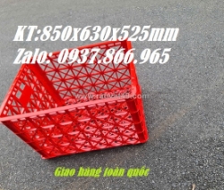 Sọt nhựa dùng trong các nhà máy kéo hàng, sọt 8 bánh xe, sọt nhựa kéo hàng tại hà nội