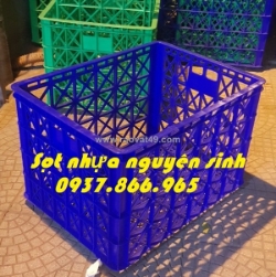 Sọt nhựa kéo hàng, sọt nhựa có bánh xe, sọt nhựa dùng shipper, sọt giao hàng