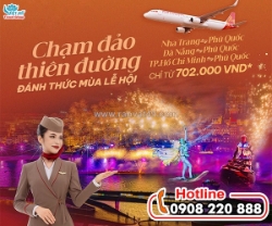 Sun phuquoc airways ưu đãi vé máy bay đi phú quốc