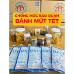 Tại sao bánh kẹo, mứt tết dễ mốc? do chưa dùng gói hút oxy oxytoc!