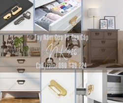 Tay nắm tủ - điểm nhấn cách điệu cho nội thất hiện đại