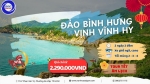 Tết âm lịch 2026 - đảo bình hưng - vịnh vĩnh hy 2n2d - sgc tourist