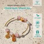 Thạch anh hồng vòng tay đẹp mắt